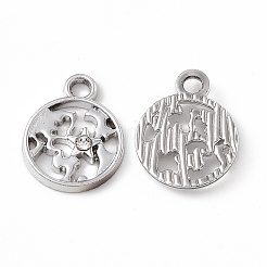 Alloy Crystal Rhinestone Pendants&nbsp;ALRI-K049-07P