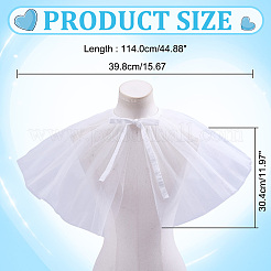 1Pc Detachable Cloth Mesh Collar&nbsp;AJEW-ME0002-95A