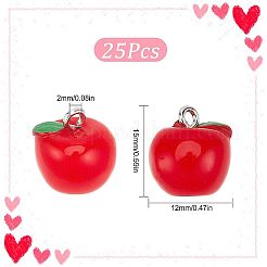 25Pcs Teachers' Day Opaque Resin Charms&nbsp;RESI-SC0002-43