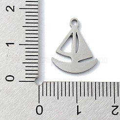 Non-Tarnish 304 Stainless Steel Pendants&nbsp;STAS-C097-19P