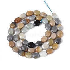 Natural Flower Amazonite Beads Strands&nbsp;G-T142-29
