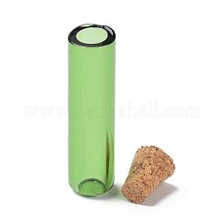 Tube Glass Cork Bottles Ornament&nbsp;AJEW-O032-04D