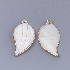 Electroplate Freshwater Shell Pendants&nbsp;SHEL-S274-56