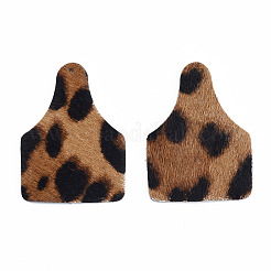 Eco-Friendly Cowhide Leather Big Pendants&nbsp;FIND-N049-13-07