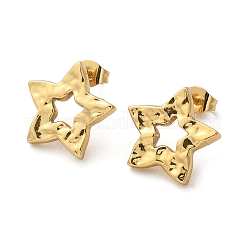 304 Stainless Steel Stud Earrings&nbsp;EJEW-L296-043G
