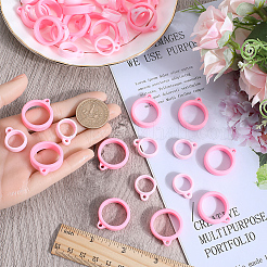 60Pcs 2 Style Silicone Pendant&nbsp;SIL-GF0001-43E