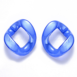 Imitation Jelly Acrylic Linking Rings&nbsp;OACR-S036-002B-E