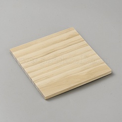 Unfinished Wood Square Board for Wood Carving&nbsp;DIY-WH0750-261