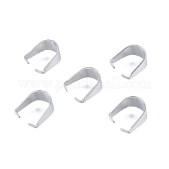 Non-Tarnish 304 Stainless Steel Snap on Bails&nbsp;STAS-B027-03P-02