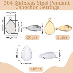 DIY Blank Pendant Making Kit&nbsp;DIY-BBC0001-43