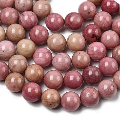 Natural Rhodonite Beads Strand&nbsp;GSR018