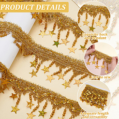 Polyester Sewing Ornament&nbsp;DIY-CY0003-23B