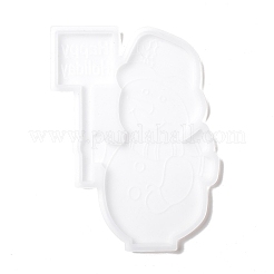 Christmas Theme DIY Snowman Display Silhouette Silicone Statue Molds&nbsp;DIY-F114-04