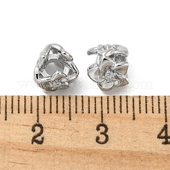 Brass Bead with Glass&nbsp;KK-H460-05P