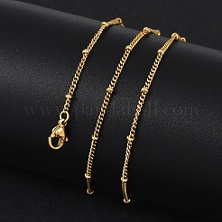 304 Stainless Steel Chain Necklaces&nbsp;MAK-L015-40G
