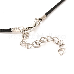 Rack Plating Alloy Heart Pendant Necklaces Sets&nbsp;NJEW-B081-07C