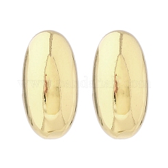 Oval Brass Stud Earrings&nbsp;EJEW-Q015-20B-G