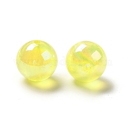 アクリルビーズ  ABカラーメッキ  ぐるぐる  ミックスカラー  19.5mm  穴：3mm  約109個/500g&nbsp;OACR-A013-01
