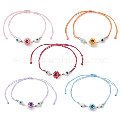 Seed Glass Beaded Adjustable Bracelets&nbsp;BJEW-MZ00234