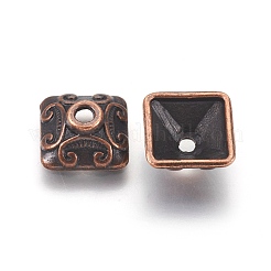 Tibetan Style Alloy Bead Caps&nbsp;X-RLF0893Y