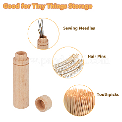 5Pcs Wooden Sewing Needle Holder Storage Case&nbsp;AJEW-FH0004-83