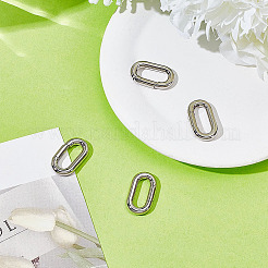 4Pcs 304 Stainless Steel Spring Gate Clasp Findings&nbsp;STAS-ME0002-66