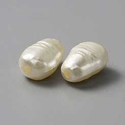 ABS Plastic Imitation Pearl Beads&nbsp;PEAR-WH0004-06