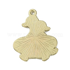 Light Gold Tone Alloy Enamel Pendants&nbsp;ENAM-C013-01B