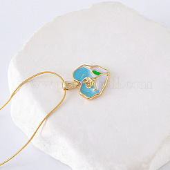 3Pcs Stainless Steel Enamel Heart Pendant Necklaces for Women&nbsp;GB9090