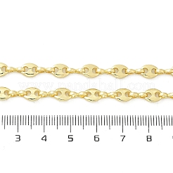Brass Coffee Bean Chain Necklaces&nbsp;NJEW-A042-11G