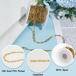 5M 304 Stainless Steel Paperclip Chains&nbsp;CHS-BM0001-05