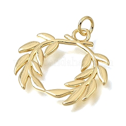 Brass Pendants&nbsp;KK-CBAEEA8-33G