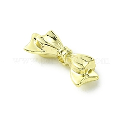 合金ビーズ  蝶結び  ゴールドカラー  8x19.5x5mm  穴：1.8mm&nbsp;FIND-Z045-15G