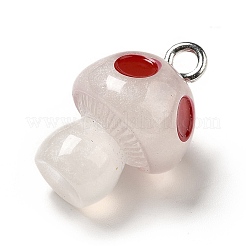 Spray Painted Luminous Resin Pendants&nbsp;RESI-A017-05C