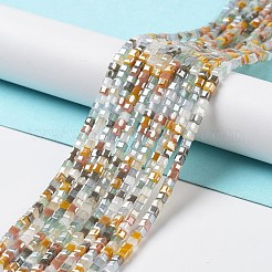Gradient Color Electroplate Glass Bead Strands&nbsp;GLAA-E042-05-B05