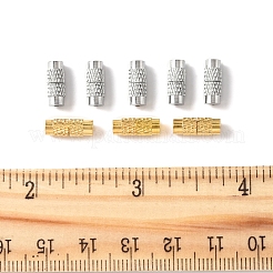 40セット2色コラム真鍮ネジ留め具  ミックスカラー  11~12x4mm  穴：1mm  20セット/カラー&nbsp;KK-FS0001-62