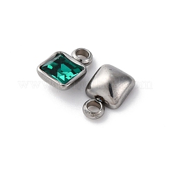 304 Stainless Steel Rhinestone Pendants&nbsp;STAS-B090-02P