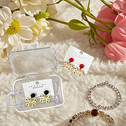 12Pcs Luggage Cases Transparent Plastic Candy Gift Storage Boxes&nbsp;CON-CN0001-08