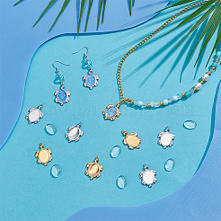 DIY 304 Stainless Steel Sea Turtle Pendant Making Kits&nbsp;DIY-UN0007-52