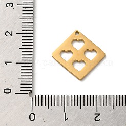 304 Stainless Steel Pendants&nbsp;STAS-O005-19G