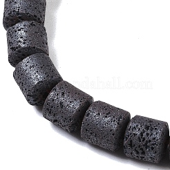 Frosted Natural Lava Rock Beads Strands&nbsp;G-E618-02C