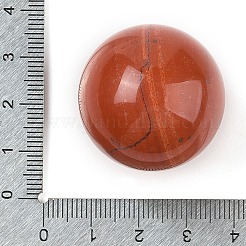 天然の赤いジャスパーの球状ビーズ  穴なし/ドリルなし  丸いボールビーズ  30~31mm&nbsp;G-I367-05E