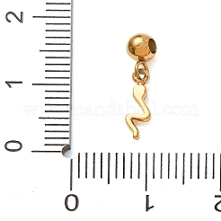 304 Stainless Steel Micro Pave Clear Cubic Zirconia Pendants&nbsp;CU-CBAB6EC-10G-03