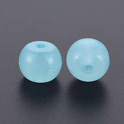 模造ゼリーアクリルビーズ  バレル  ライトスカイブルー  13x10.5mm  穴：2.5mm  約375個/500g&nbsp;MACR-S373-14-EA08