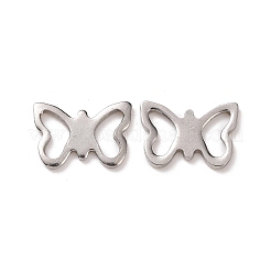 Tarnish Resistant Filigree 304 Stainless Steel Butterfly Charms&nbsp;STAS-N025-07