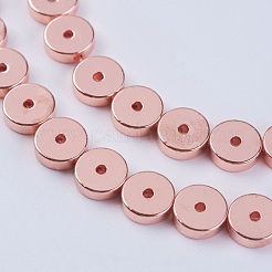 Electroplate Non-magnetic Synthetic Hematite Beads Strands&nbsp;G-K250-02