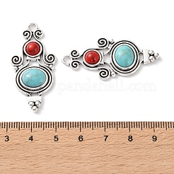 Bohemia Tibetan Style Alloy & Enamel & Synthetic Turquoise Pendants&nbsp;LS-FIND-T074-09AS