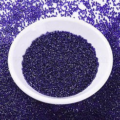 MIYUKIデリカビーズ  シリンダー  日本製シードビーズ  11/0  （db0277)透明コバルト光沢  1.3x1.6mm  穴：0.8mm  約2000PCS /ボトル  10 G /ボトル&nbsp;SEED-JP0008-DB0277