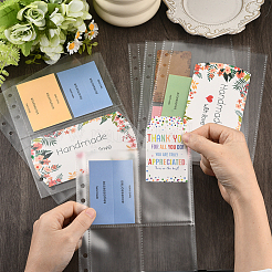 30Pcs 3 Styles Plastic Insert Photo Album Refill Core Card Binder Pages&nbsp;FIND-SP0004-57B