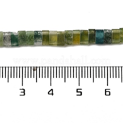 Natural Moss Agate Beads Strands&nbsp;G-Z045-A14-01